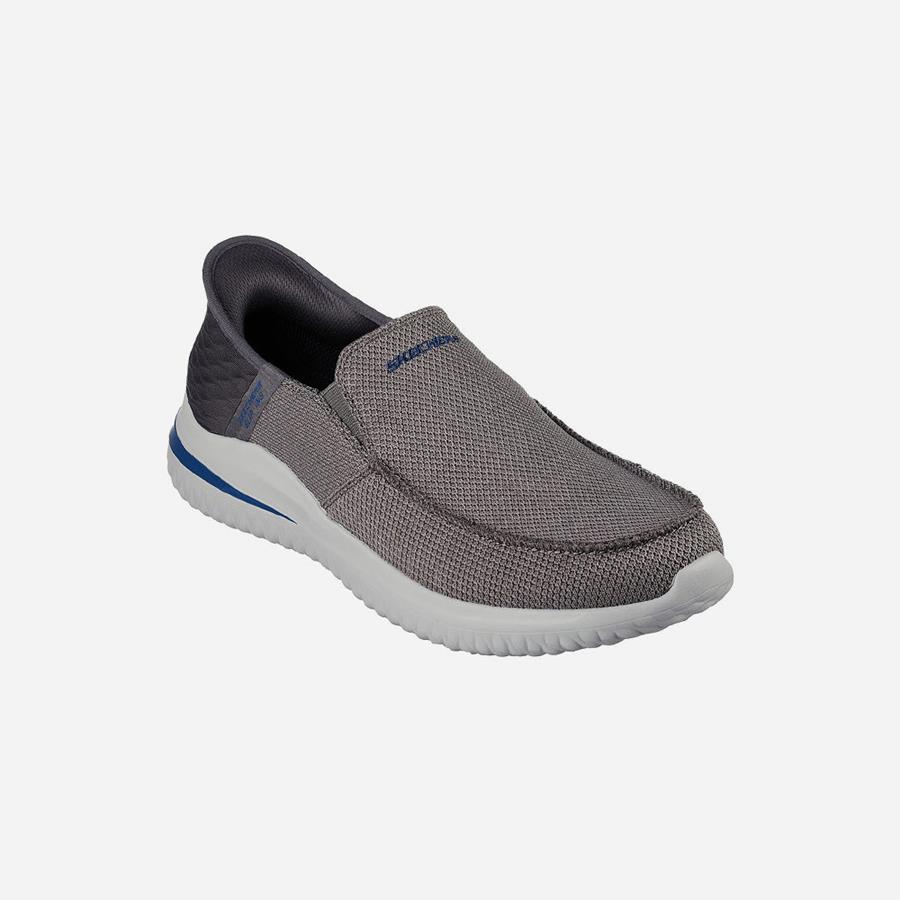 Giày sneaker nam Skechers Delson 3.0 - 210604-GRY