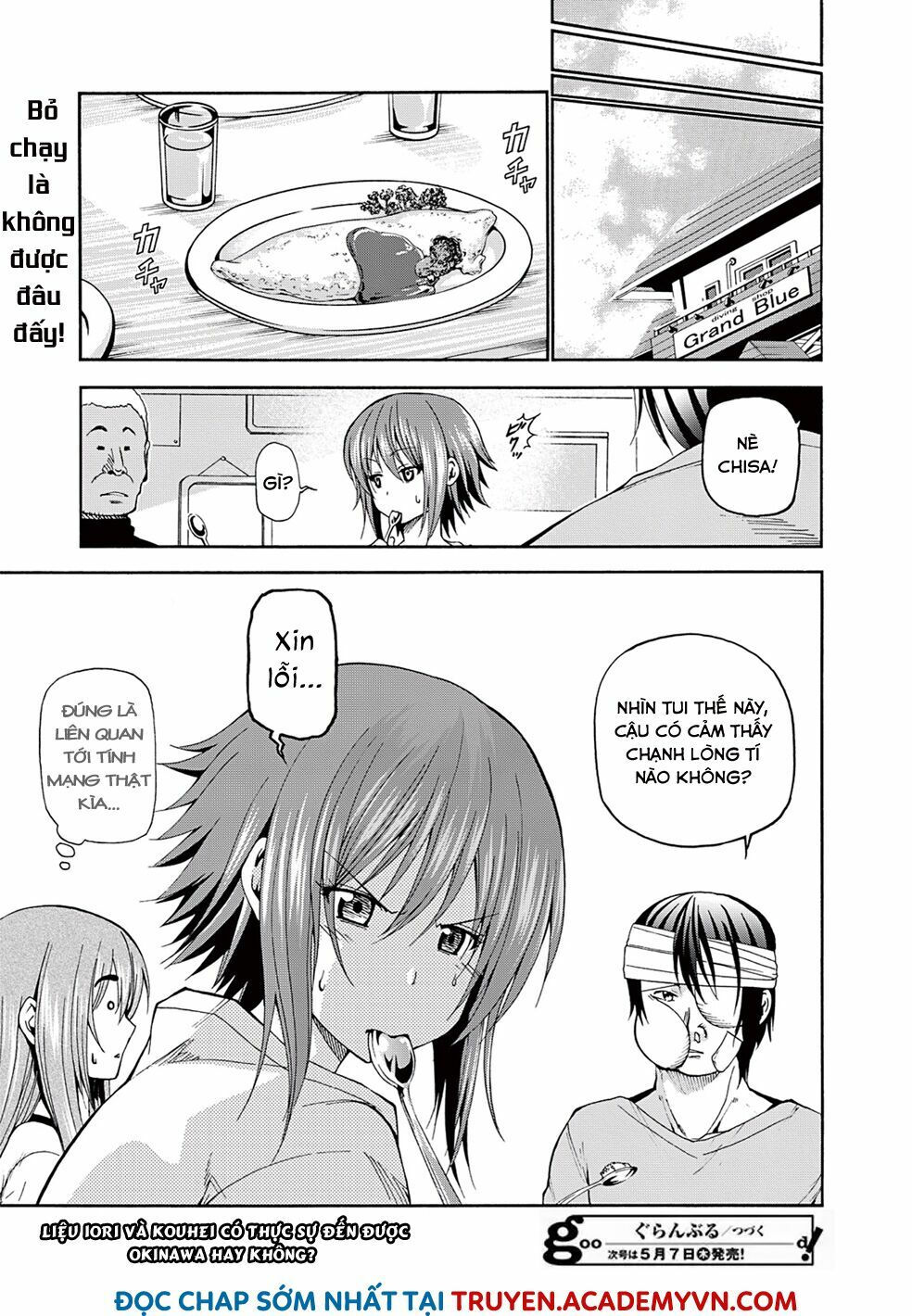 cô gái thích lặn - grand blue chapter 13 24
