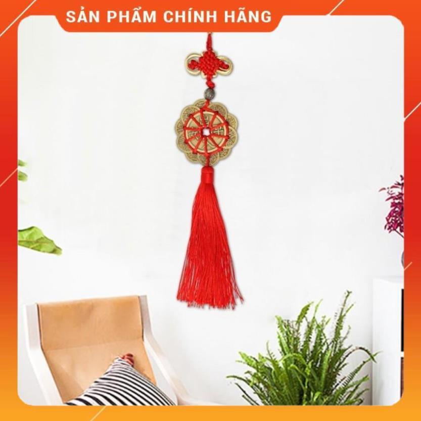 Tiền xu phong thủy hoa mai 10 cánh rời, dây treo ô tô 206230
