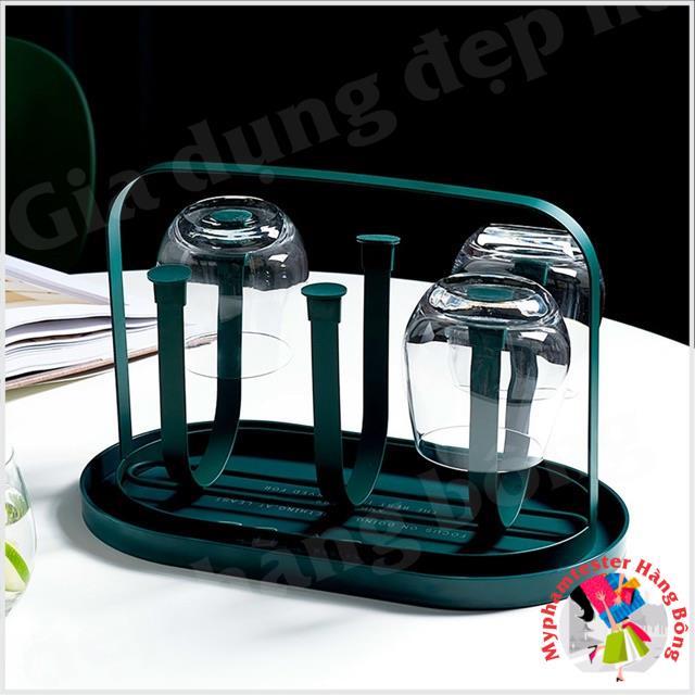 Bộ giá úp cốc bầu dục sang chảnh