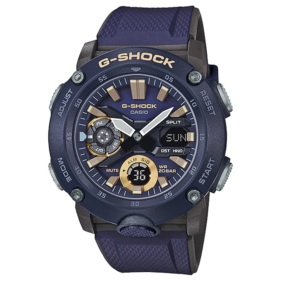 Đồng hồ nam dây nhựa Casio G-Shock chính hãng GA-2000-2ADR