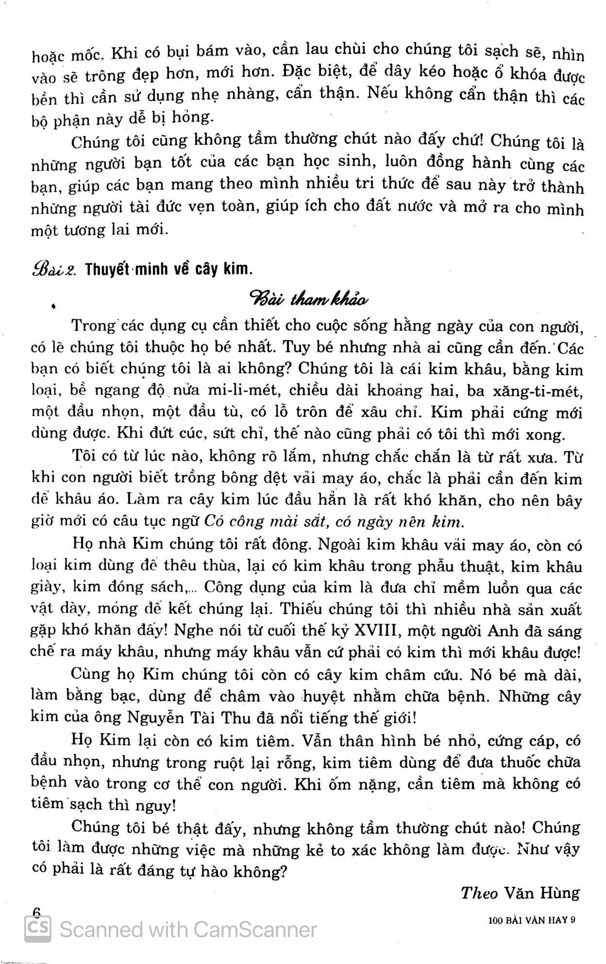 100 Bài Văn Hay Lớp 9