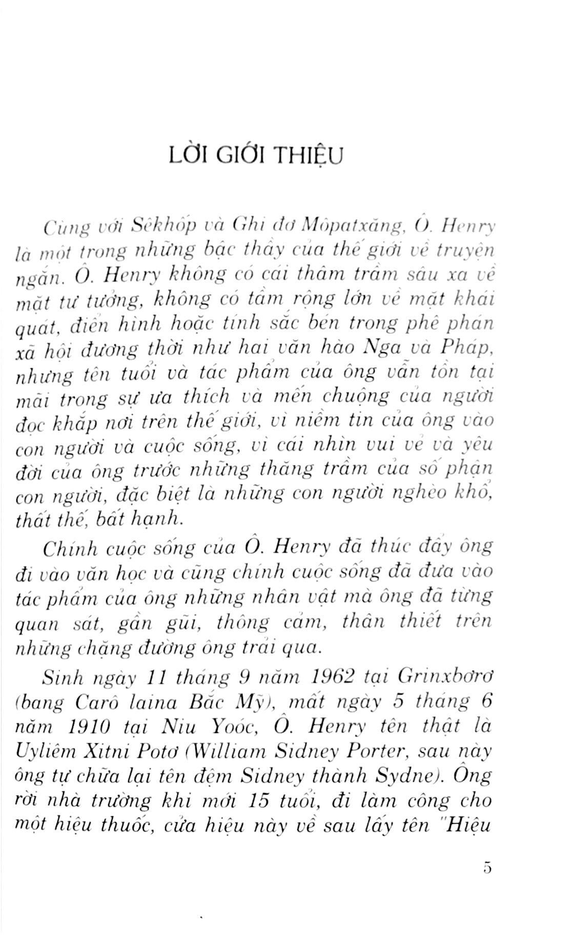 Ô.Henry Chiếc Lá Cuối Cùng