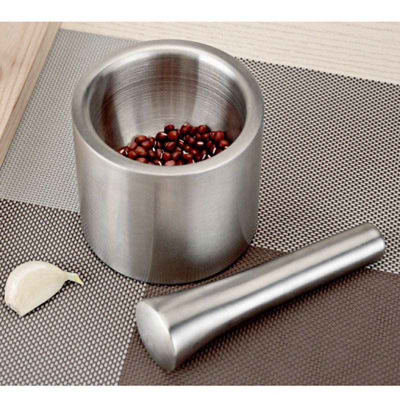 Bộ chày cối inox 2 lớp inox SUS 304 size 10, 12 cm