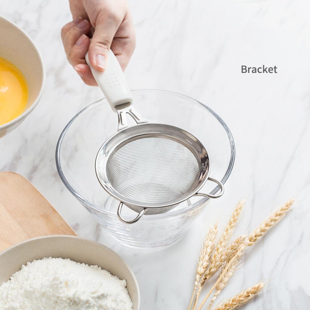 Skimmer Strainer Stainless Steel Spoon Soup Mesh Filter Kitchen Cooking