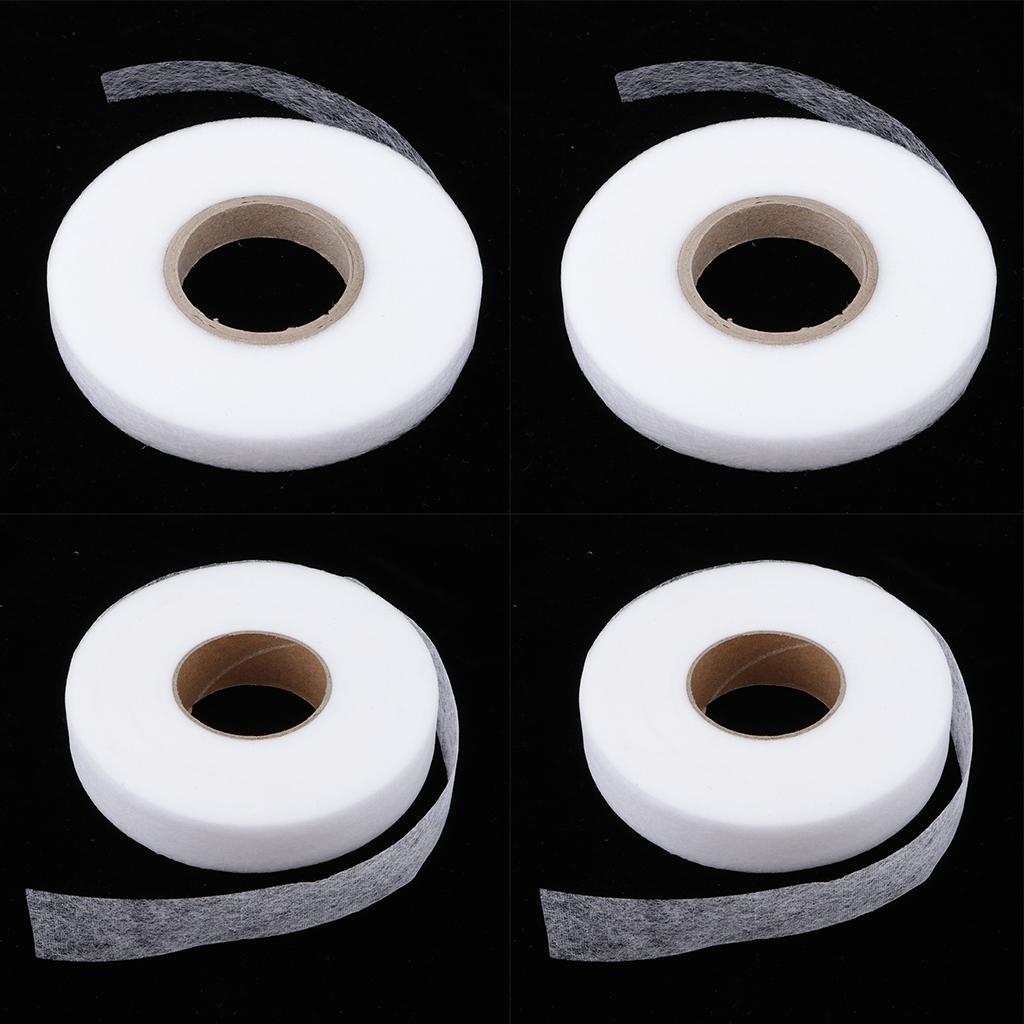 4 Roll Adhesive Hemming Tape Iron On Sewing Fabric Fusing Tape 90 Yards/each