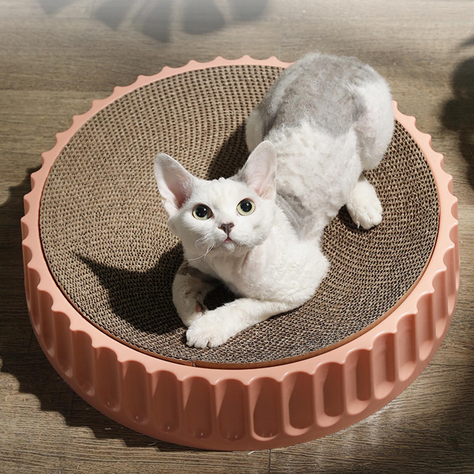 Pet Cat Scratcher Pad Scratching Board Toy Corrugated Cardboard Pet Supplies