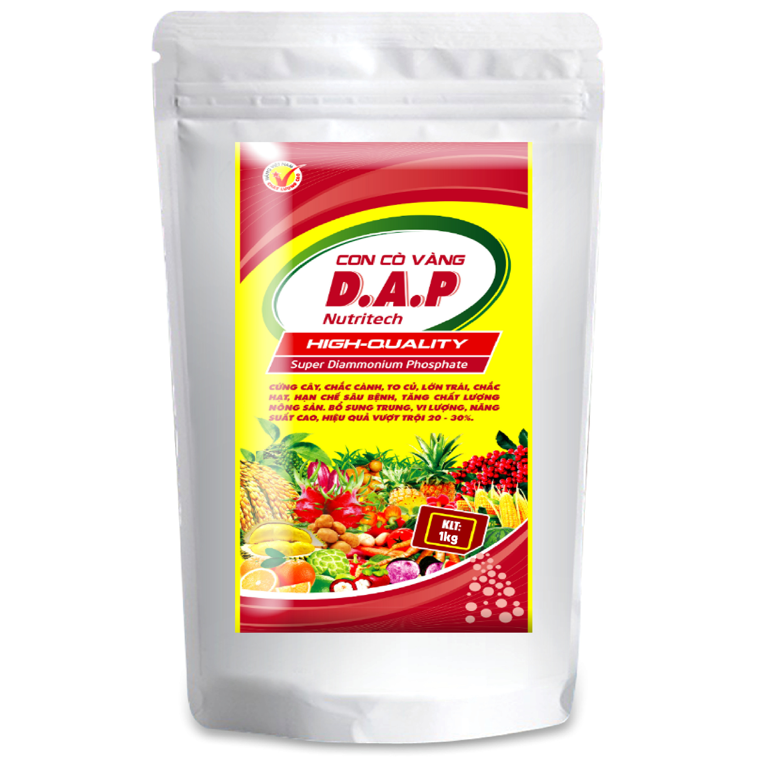 Phân bón Con Cò Vàng : DAP nutritech