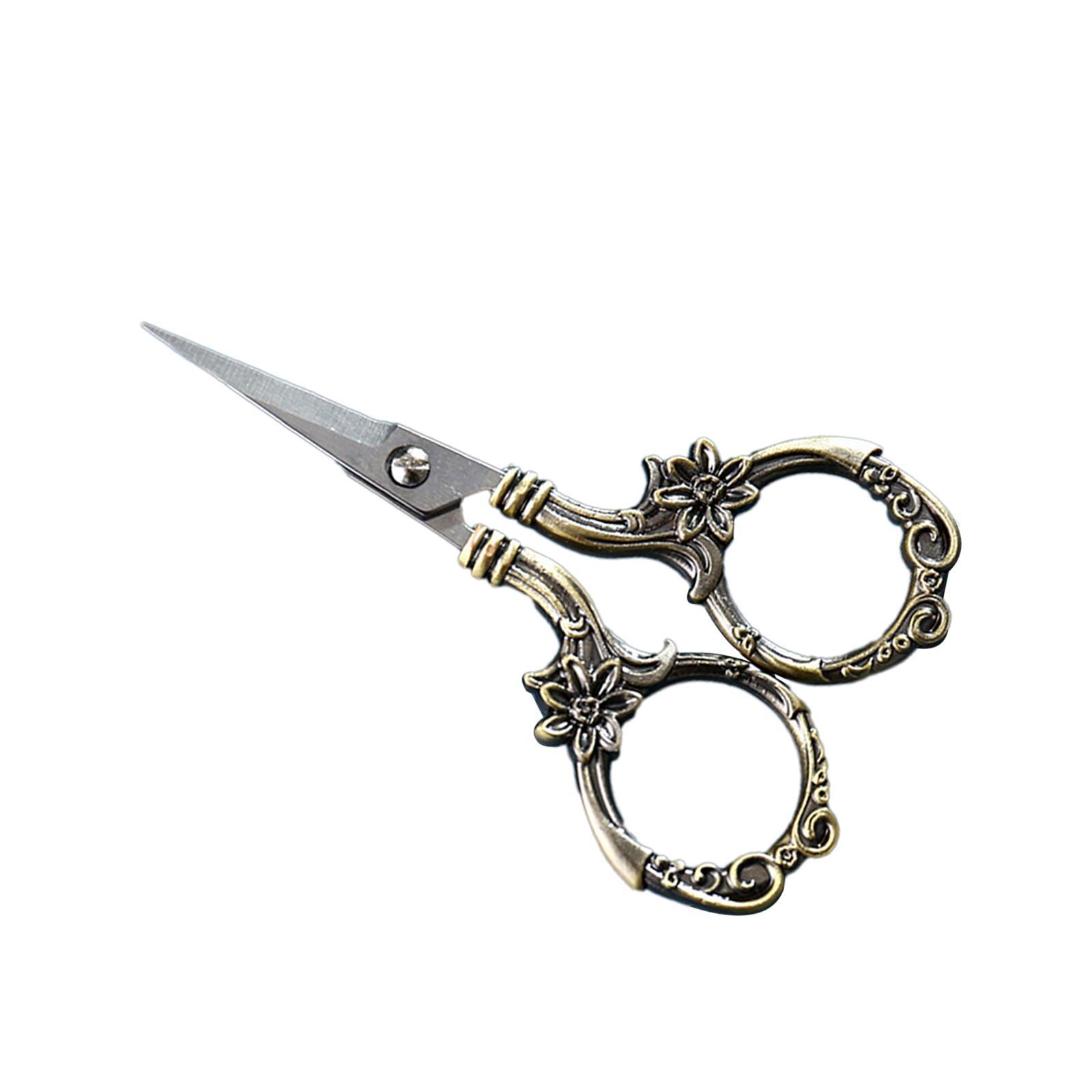 Embroidery Scissors Sharp Manual Tool for Threading Quilting Crafts DIY