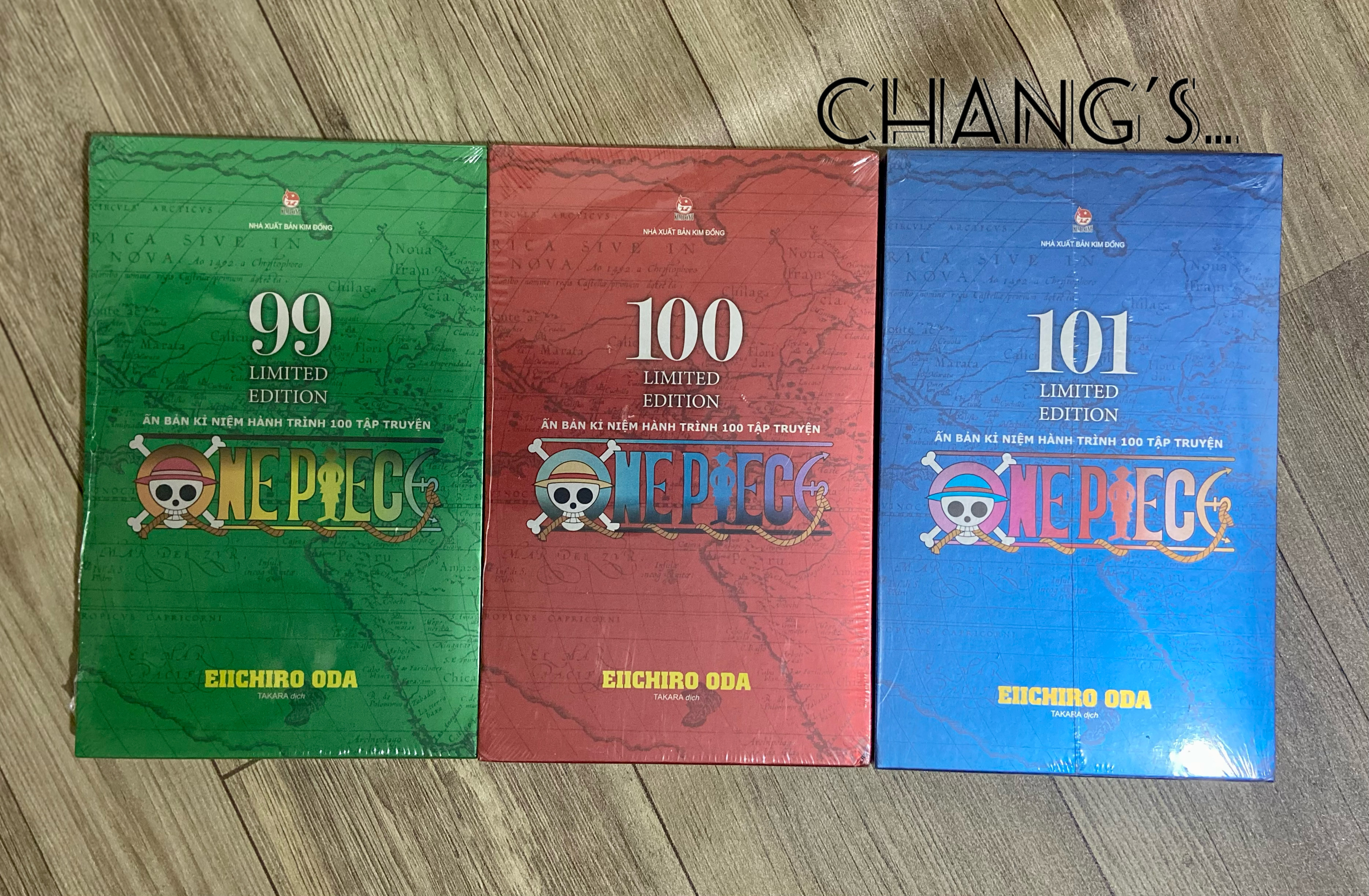 Truyện tranh One Piece Limited Edition lẻ Tập (1 - 99 - 100 - 101) - Nguyên seal