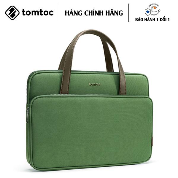 TÚI XÁCH TOMTOC (USA) BRIEFCASE PREMIUM DANHF CHO MACB 13”/14”, ULT.RABO.OK 13″ bảo vệ máy tính xách tay - HÀNG CHÍNH HÃNG