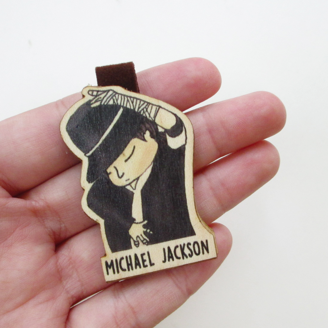 Bookmark gỗ nam châm Michael Jackson BO022