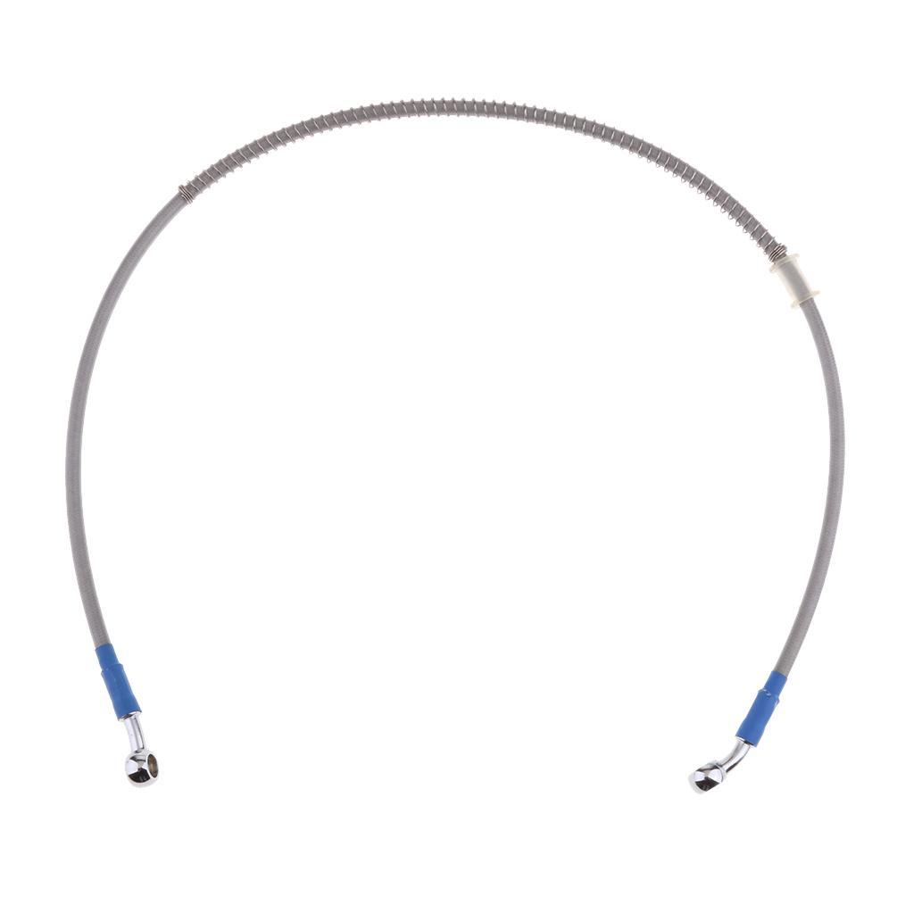 Universal Brake Oil Hose Line M10 Banjo Fitting Plastic Braided, 80/85cm