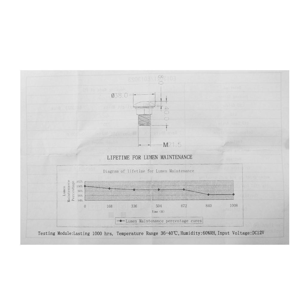 5X Boat LED Courtesy Stair LED Light Lamp Waterproof Blue