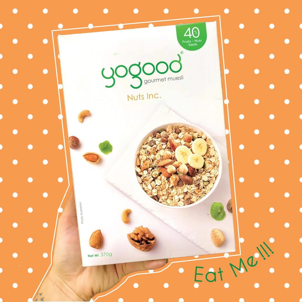 Ngũ Cốc Nguyên Hạt Nhiều Loại Hạt Yogood - Muesli Nuts Inc Hộp 370g