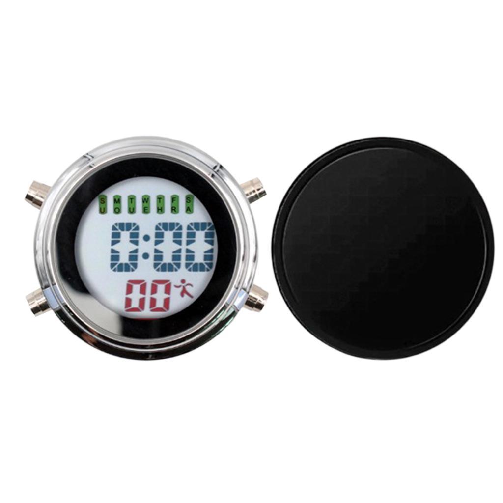 2x Waterproof Mini Wall Clock Shower Clock Watch with