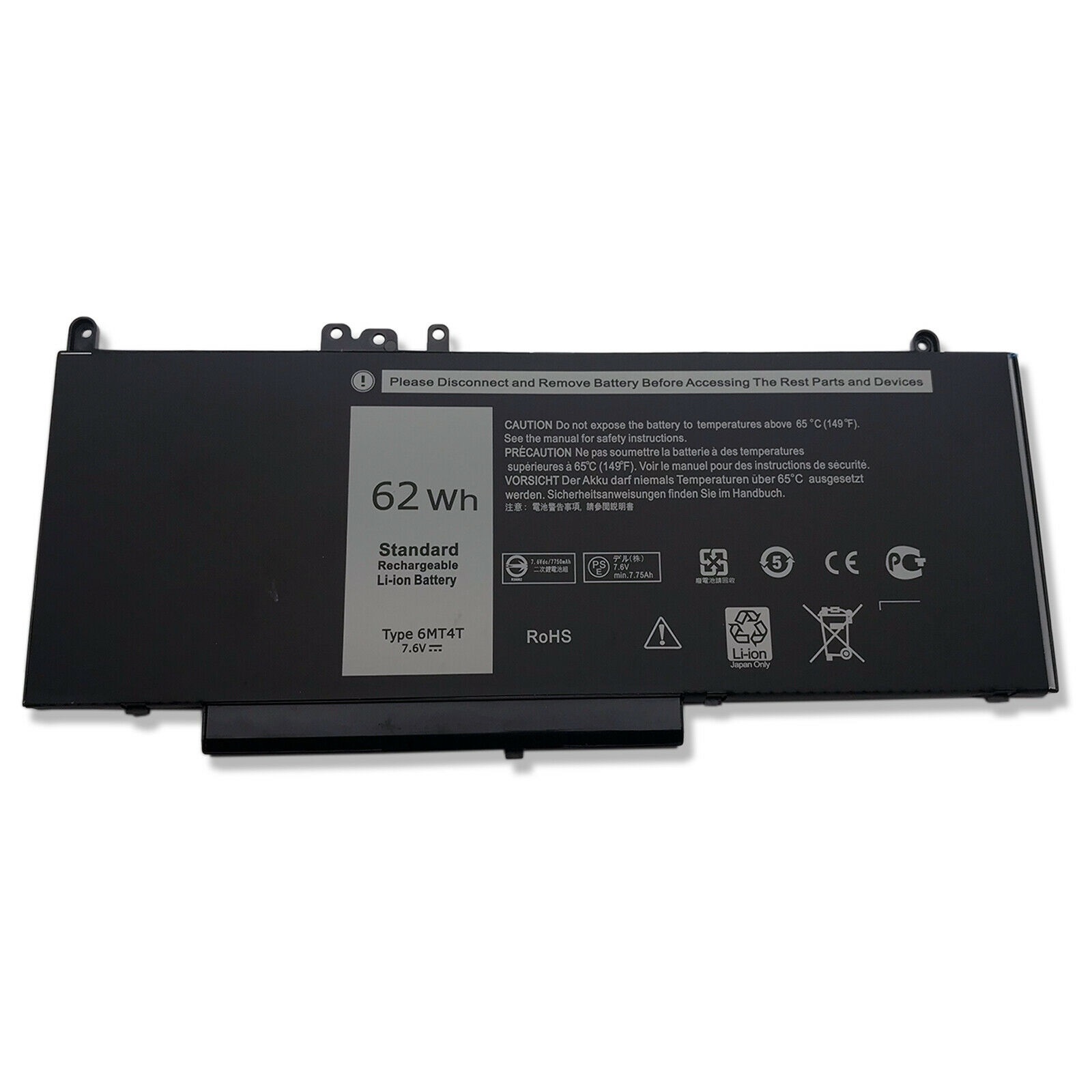 Pin Dùng Cho Laptop Dell Latitude E5470 E5570 62WH 6MT4T