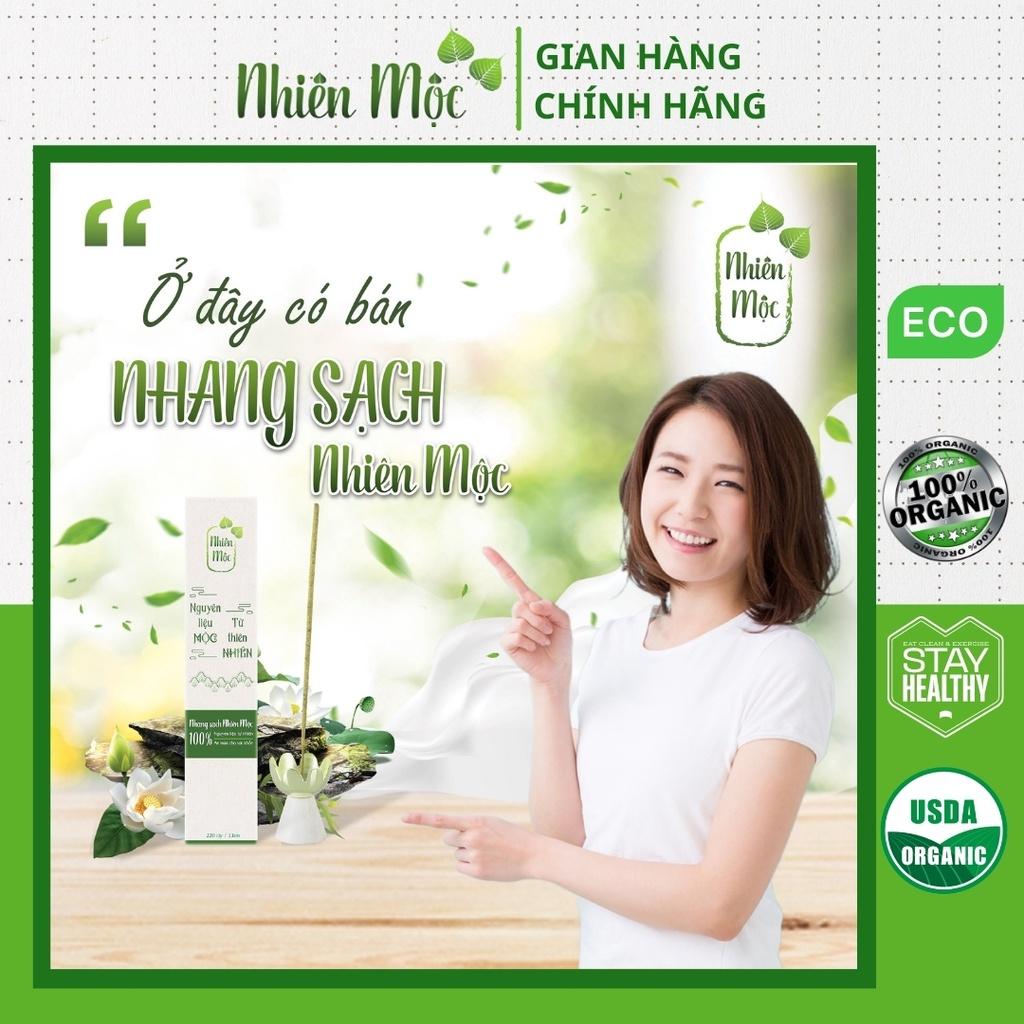 Nhang Sạch từ Thiên Nhiên - 5 mùi – Hộp 220 nén - Cao 33cm- Nhang sạch Nhiên Mộc