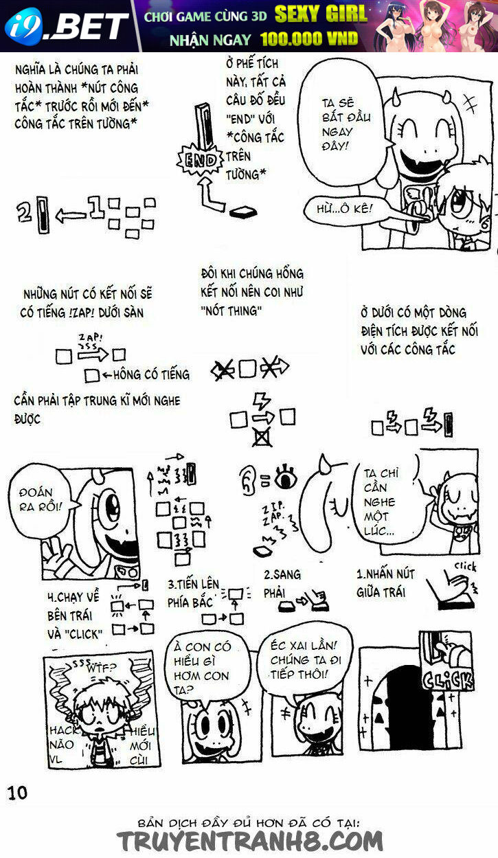 undertale - câu chuyện dưới lòng đất chapter 2 3