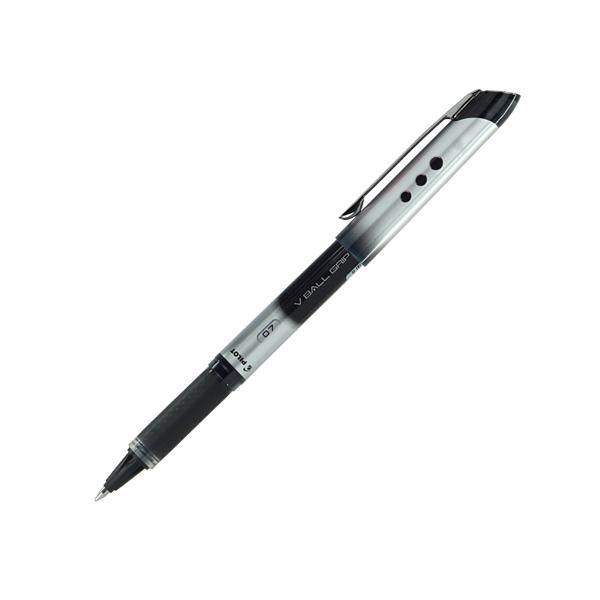 Bút Mực Nước Hi-Tech V Ball Grip 0.7 mm - Pilot BLN-VBG7-B - Mực Đen