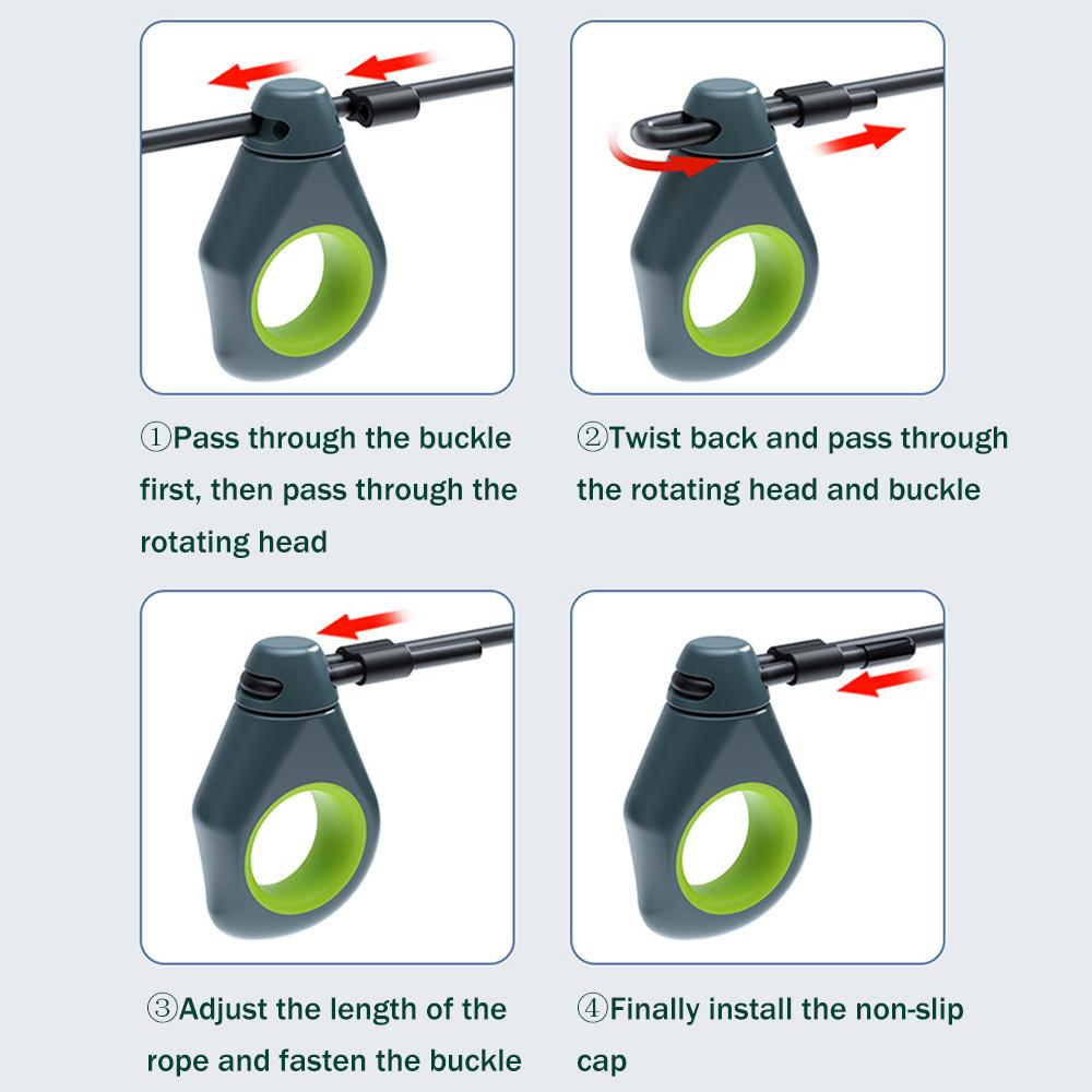 Trọng Số Đầu Ngón Tay Dây Nhảy Lưu Trữ Với Hộp Chống Trơn Trượt Tay Cầm Crossfit Tập Gym Tập Thể Hình Tại Nhà Không Dây Nhảy Dây