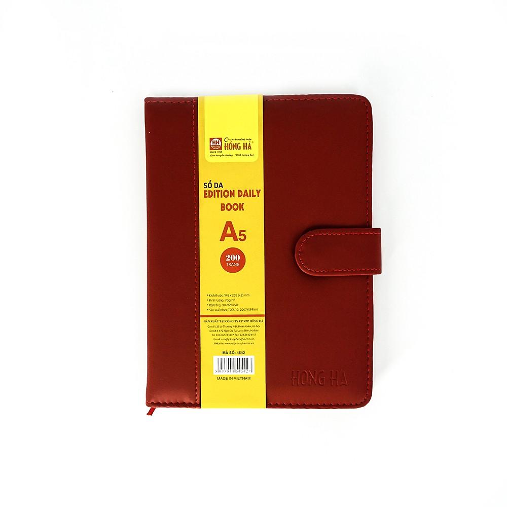 Sổ bìa da 200 trang HH Edition DailyBook A5