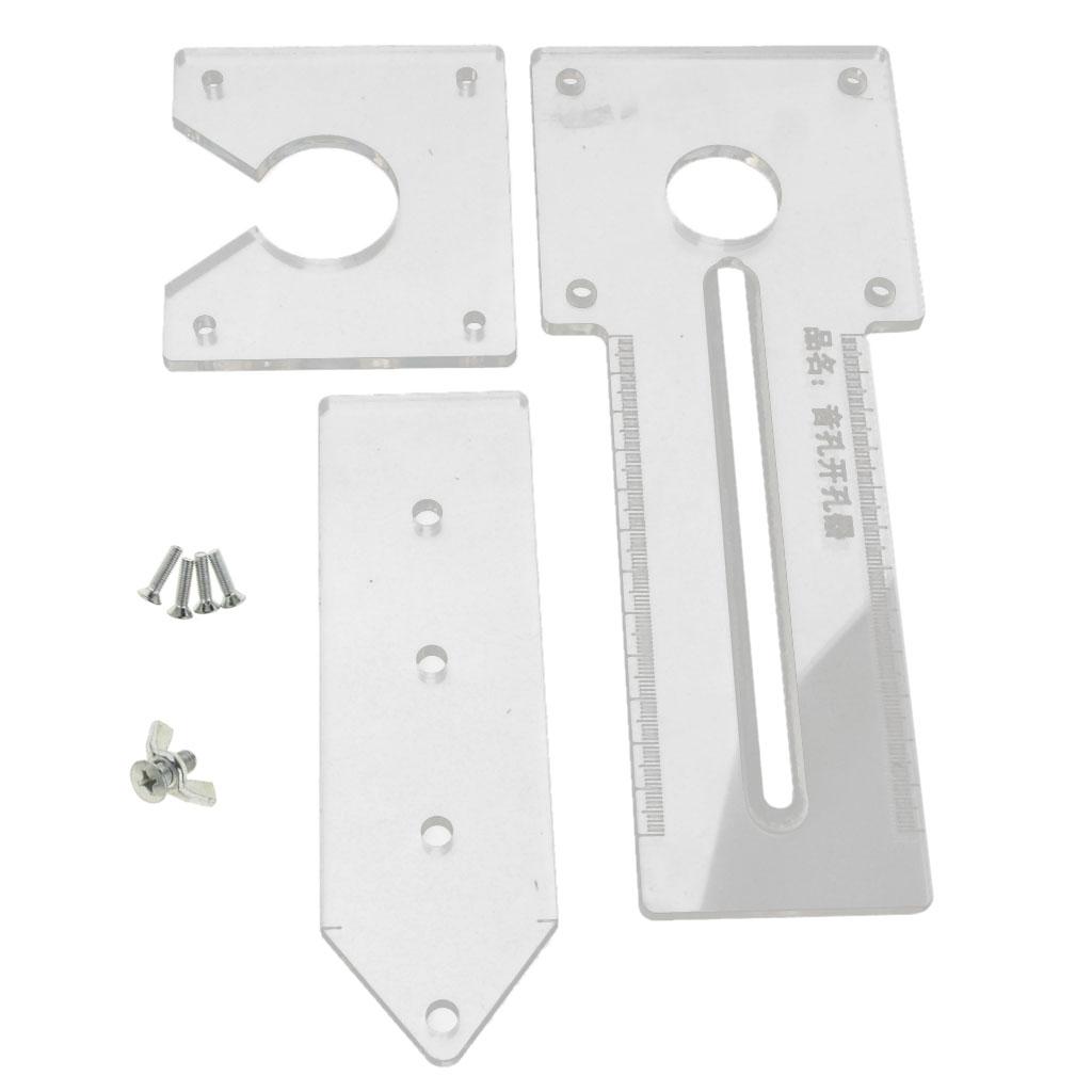 Transparent Guitar Auxiliary Template for Guitar Soundhole Making Production