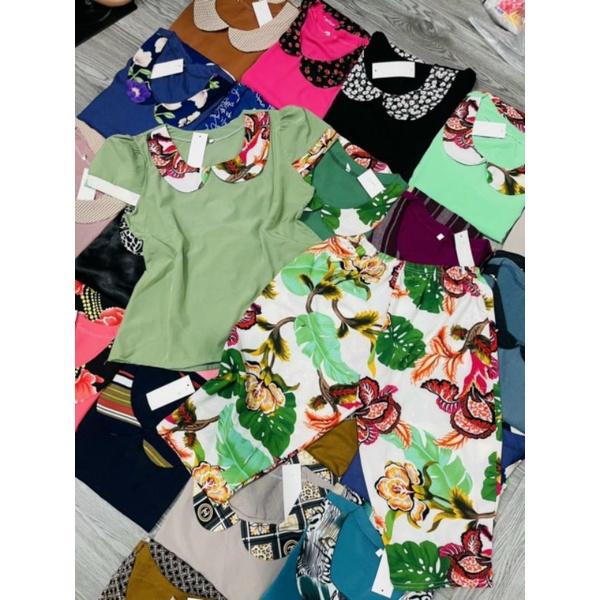 Bộ lửng lụa Hàn phối cổ sen
