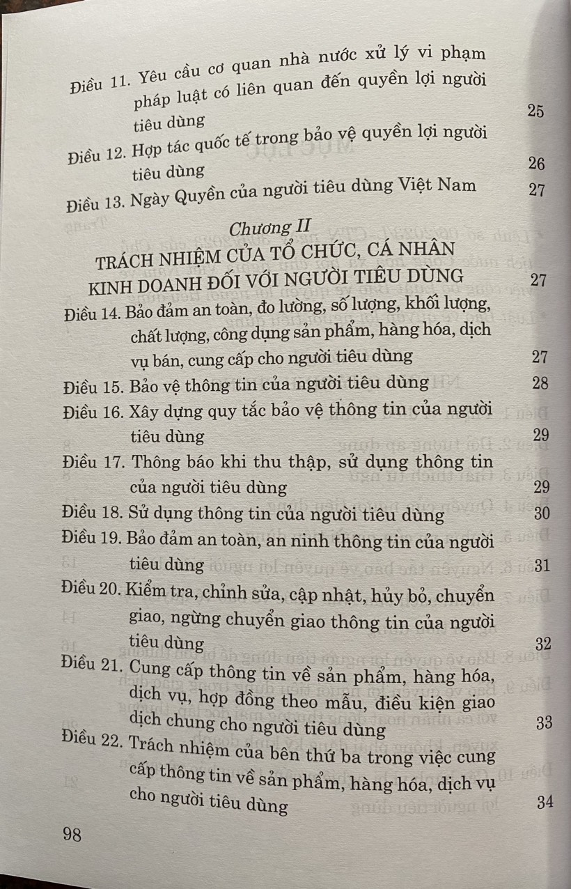 Luật Bảo Vệ Quyền Lợi Người Tiêu Dùng