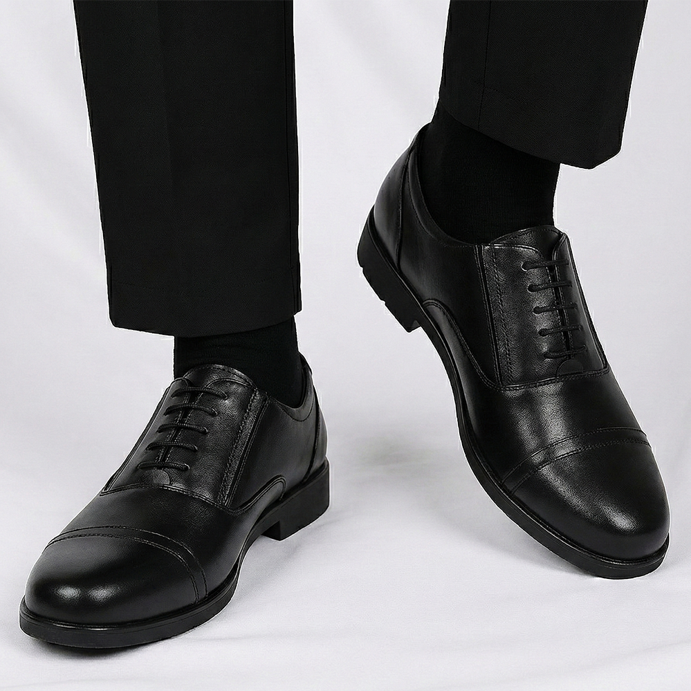 Giày Sĩ Quan Thời Trang HA NAM Da Bò Thật Bảo Hành 2 Năm Freeship GT2039