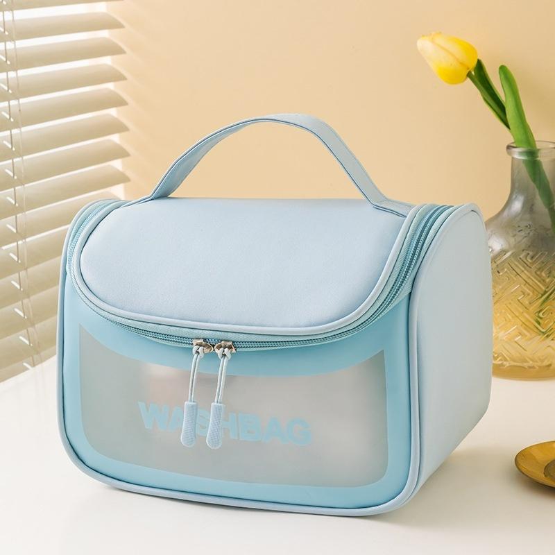 Túi xách nữ cầm tay đựng đồ mỹ phẩm đa năng WashBag nhiều ngăn nhựa PVC chống thấm nước