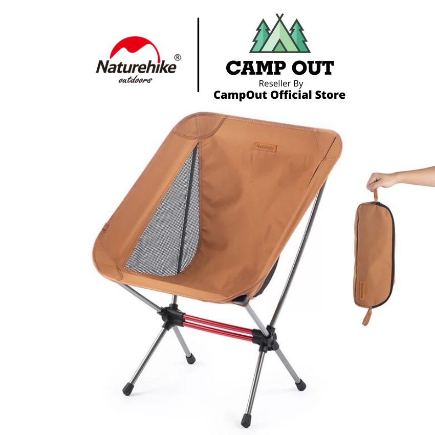 Ghế cắm trại naturehike campoutvn du lịch dã ngoại NH20JJ027 gấp gọn siêu nhẹ vải chống rách thoáng khí khung nhôm hợp kim A204