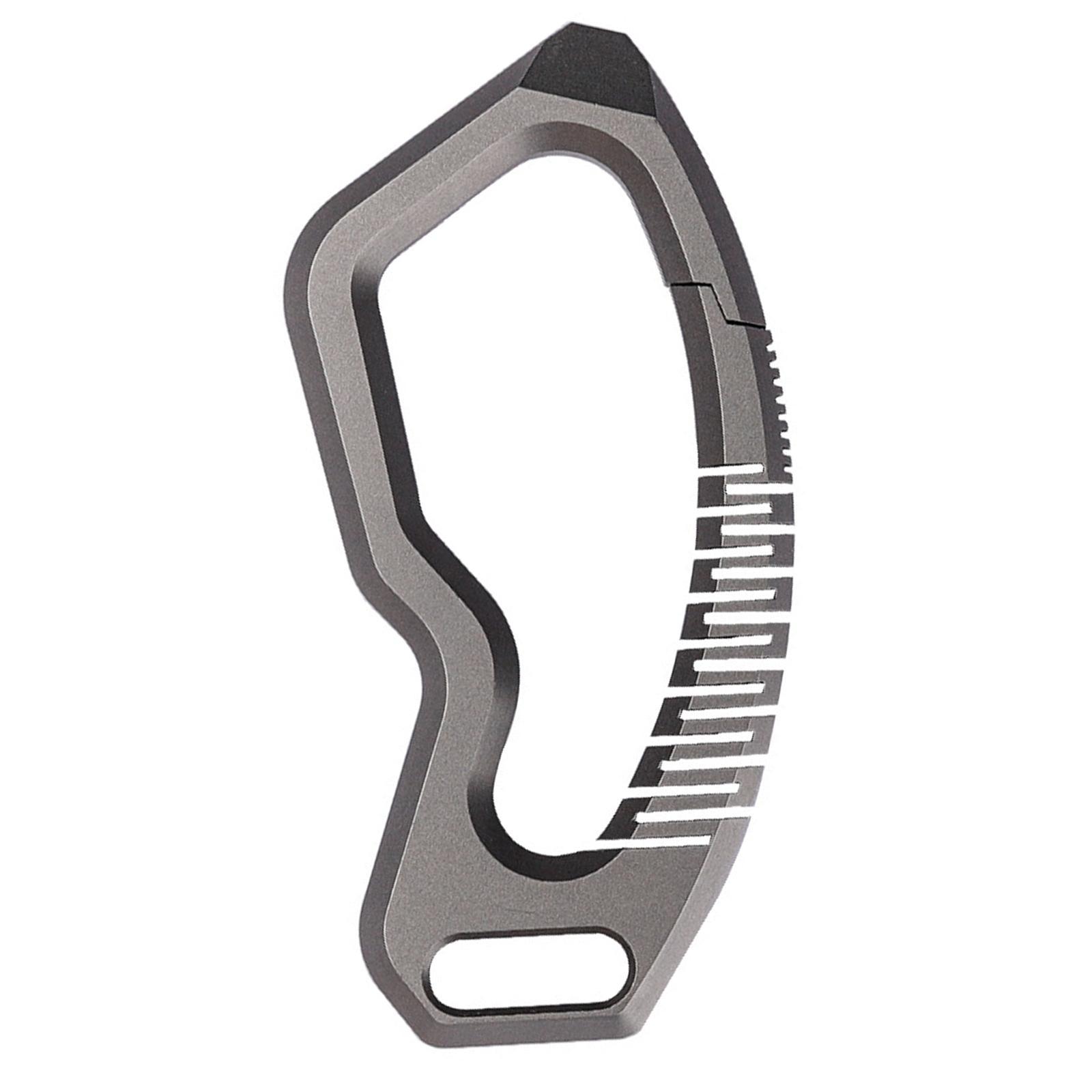 Multipurpose Titanium Alloy Keychain Portable Jewelry for Backpacking Pants