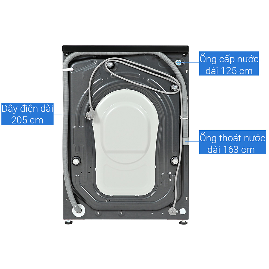 Máy giặt Aqua Inverter 9kg AQD-D902G.BK - Chỉ giao HCM