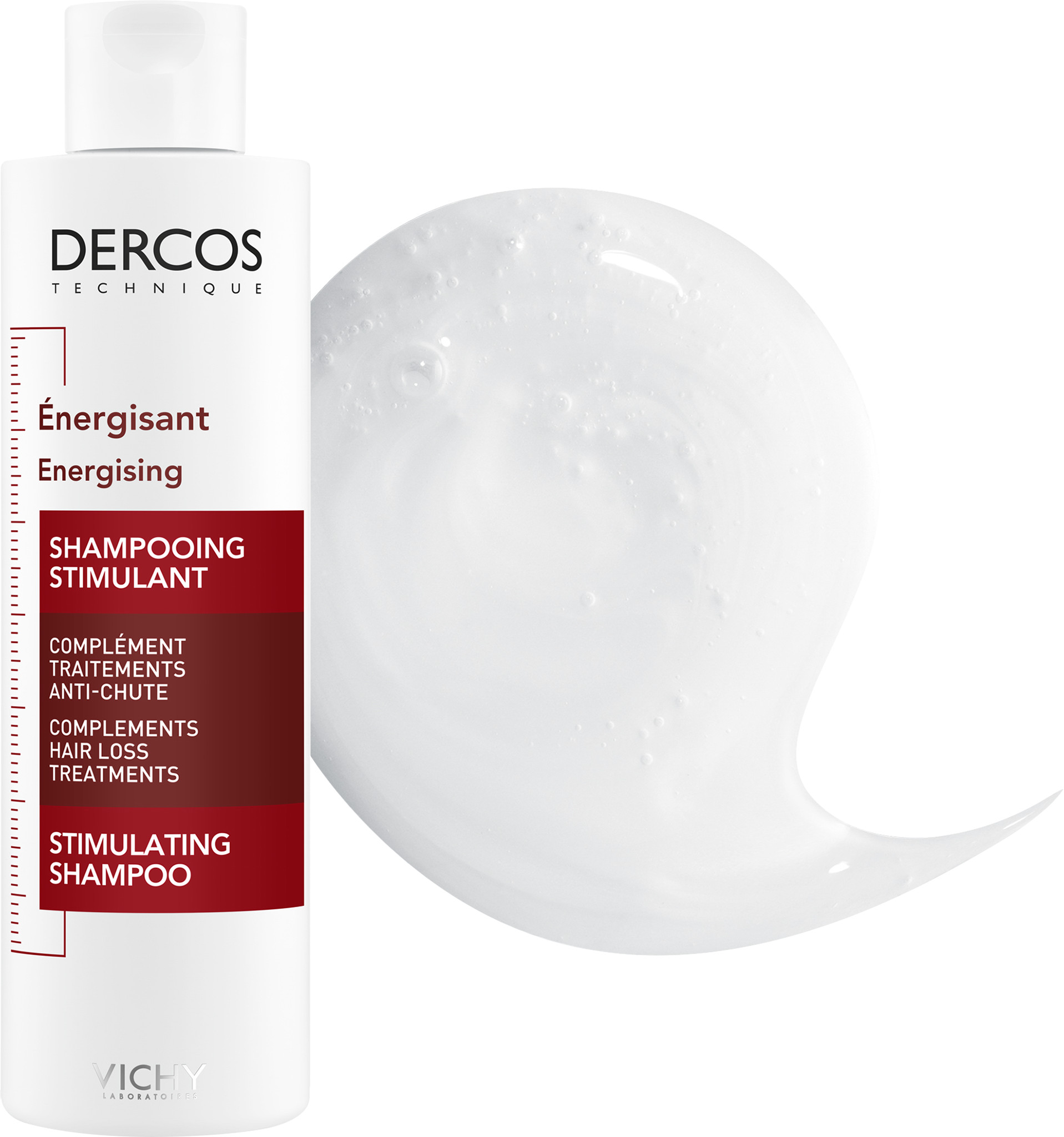 Dầu gội giúp ngăn ngừa và giảm rụng tóc, giúp tóc trông dày mượt hơn Dercos Technique Energising Stimulating Shampoo 200ml