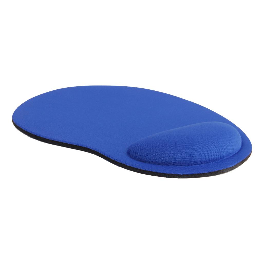Blue Wrist Rest Mouse Mat Pad