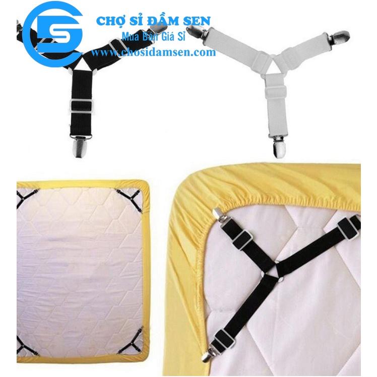 Bộ 4 Kẹp Ga Giường Drap Chống Xê Dịch ( Giao Màu Ngẫu Nhiên