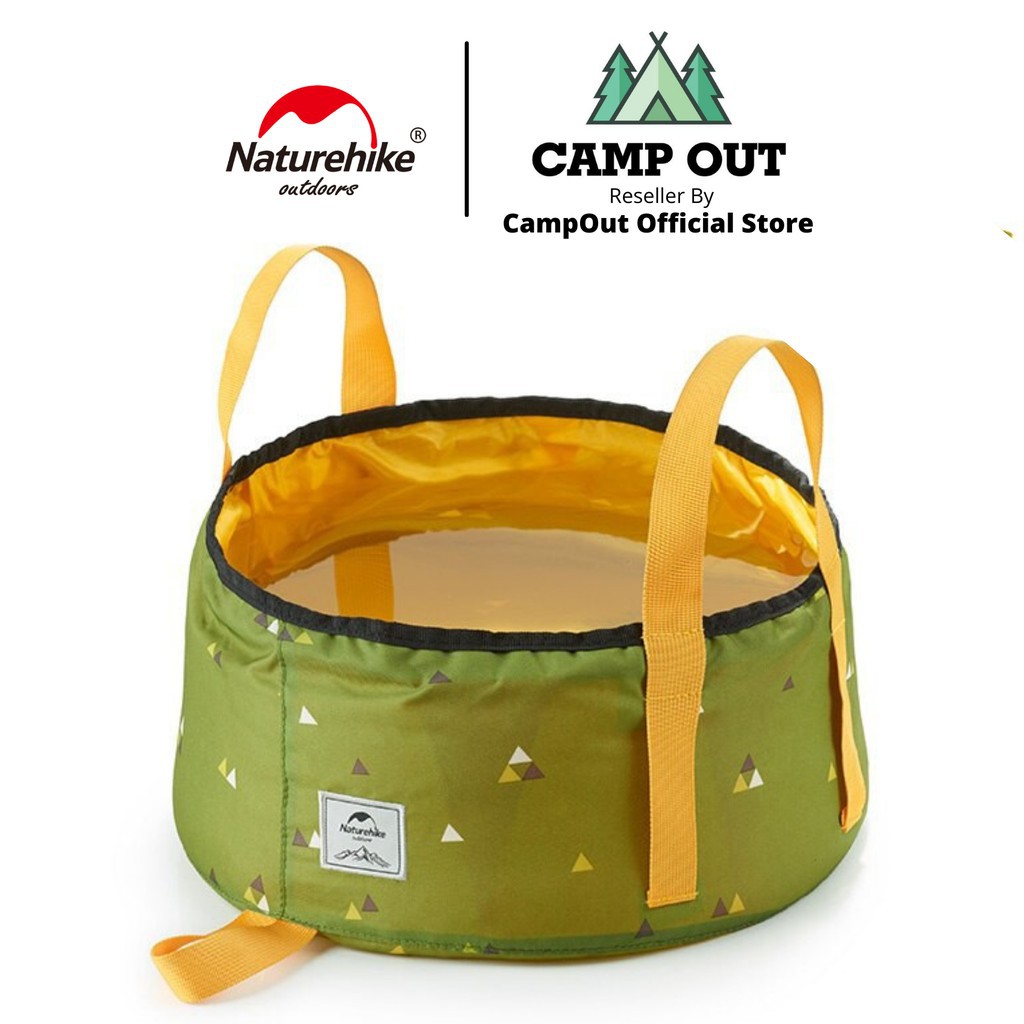 Đồ cắm trại xô nước Naturehike campoutvn du lịch dã ngoại NH15Z002-L túi đựng trái cây nước bia dễ dùng xếp gọn có tay cầm tiện dụng A130