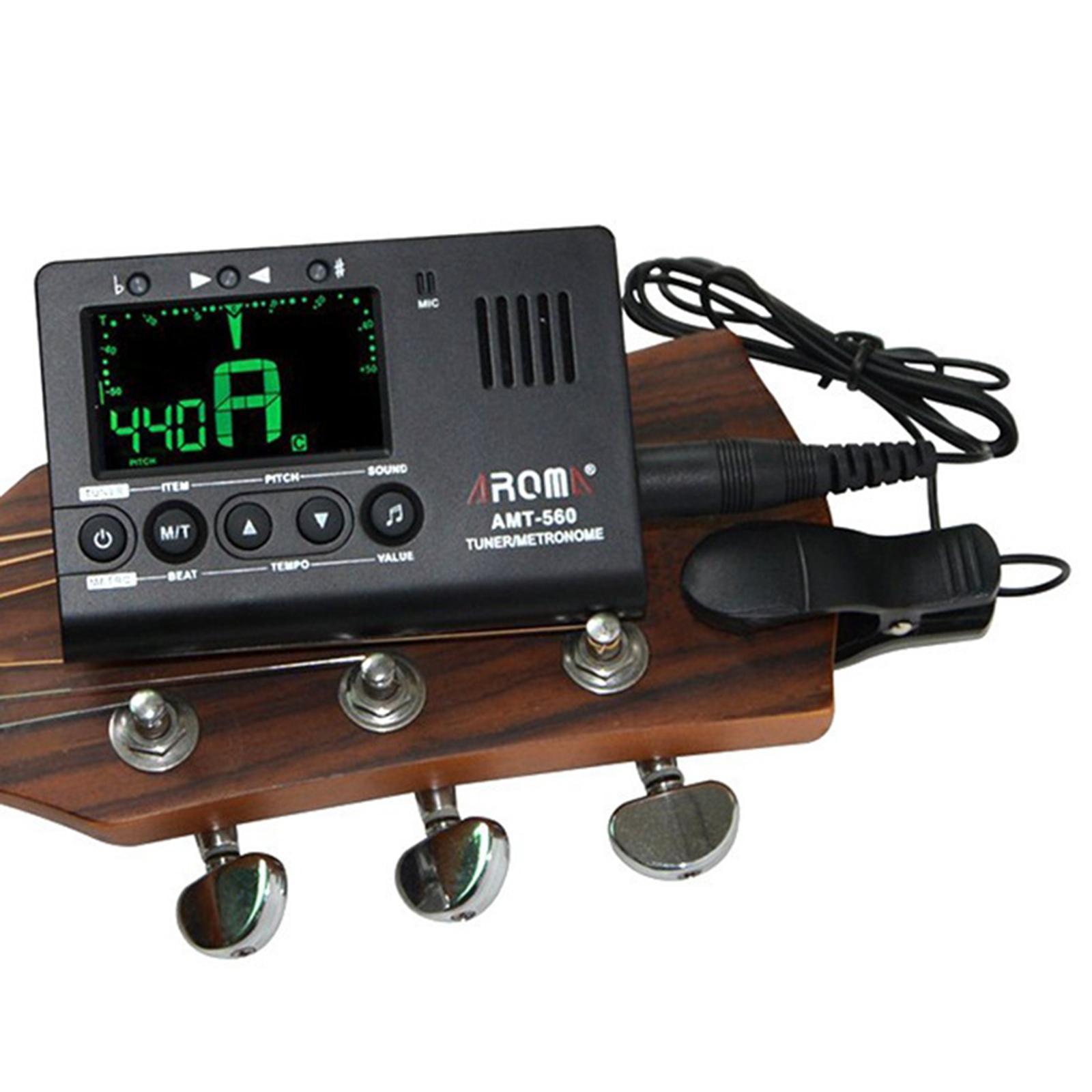 Chromatic Tuner Amt-560 Portable for Banjo Cello Mandolin Violin Ukulele