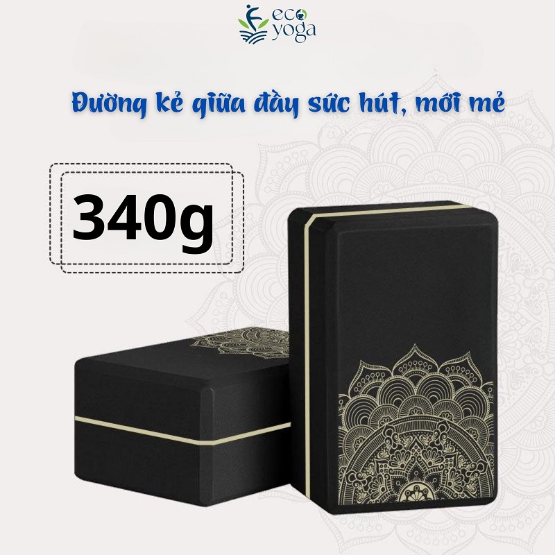 Gạch Tập Yoga In Hoa Madala 240g và 340g Chất Liệu EVA An Toàn , Bảo Vệ Sức Khỏe Của Bạn Khi Tập Luyện