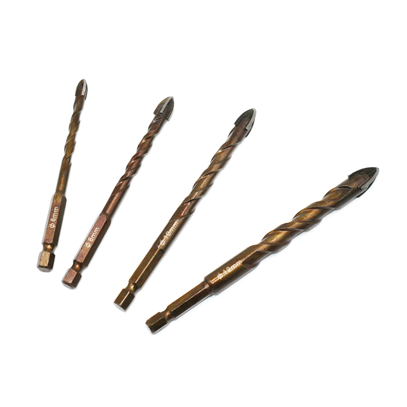 Mũi khoan chữ thập YG6X khoan gạch men, đá, bê tông, kính, nhôm, tấm sắt, gỗ đa năng