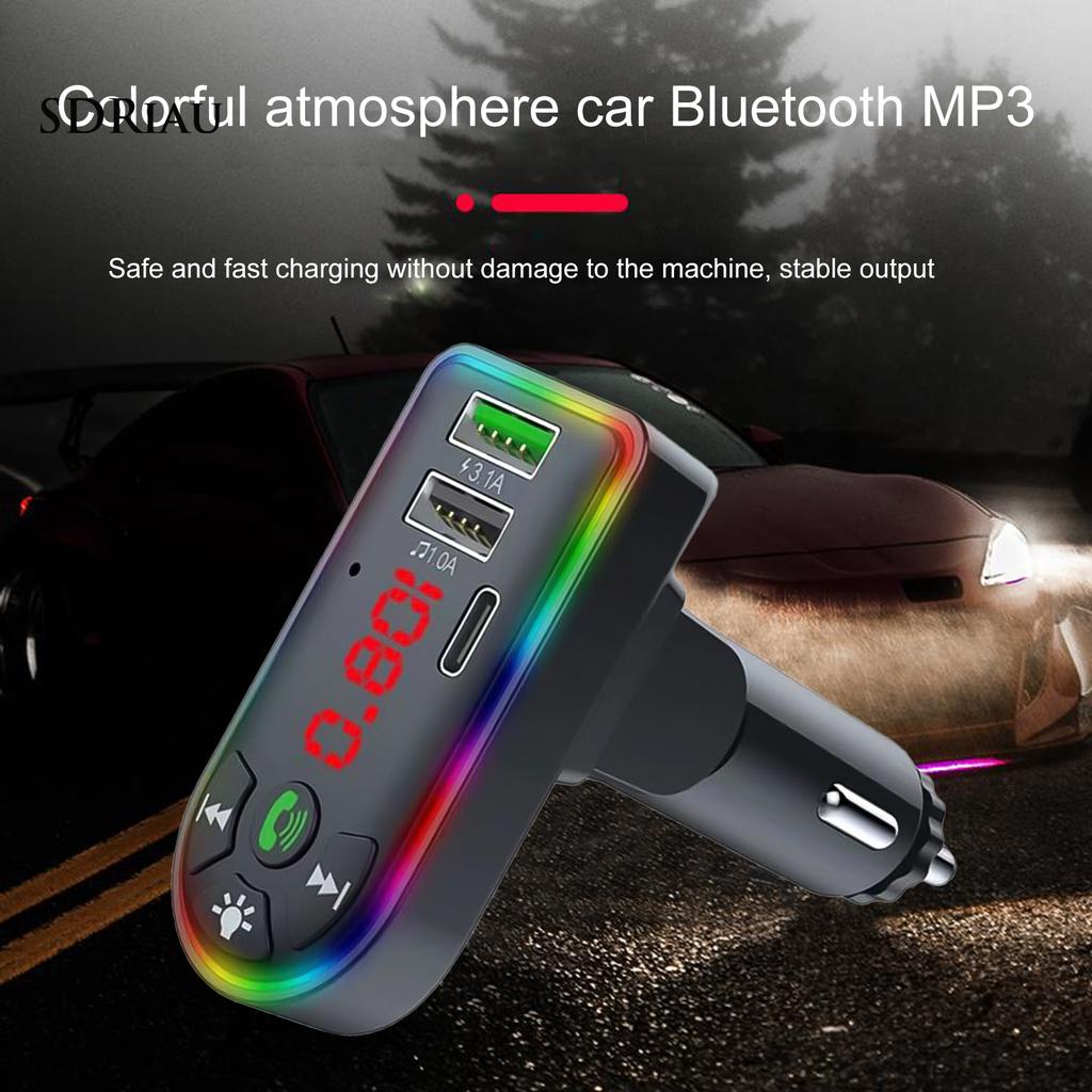 Máy Nghe Nhạc Mp3 Bluetooth 5.0 18w Xqxdzx F7 Cho Xe Hơi