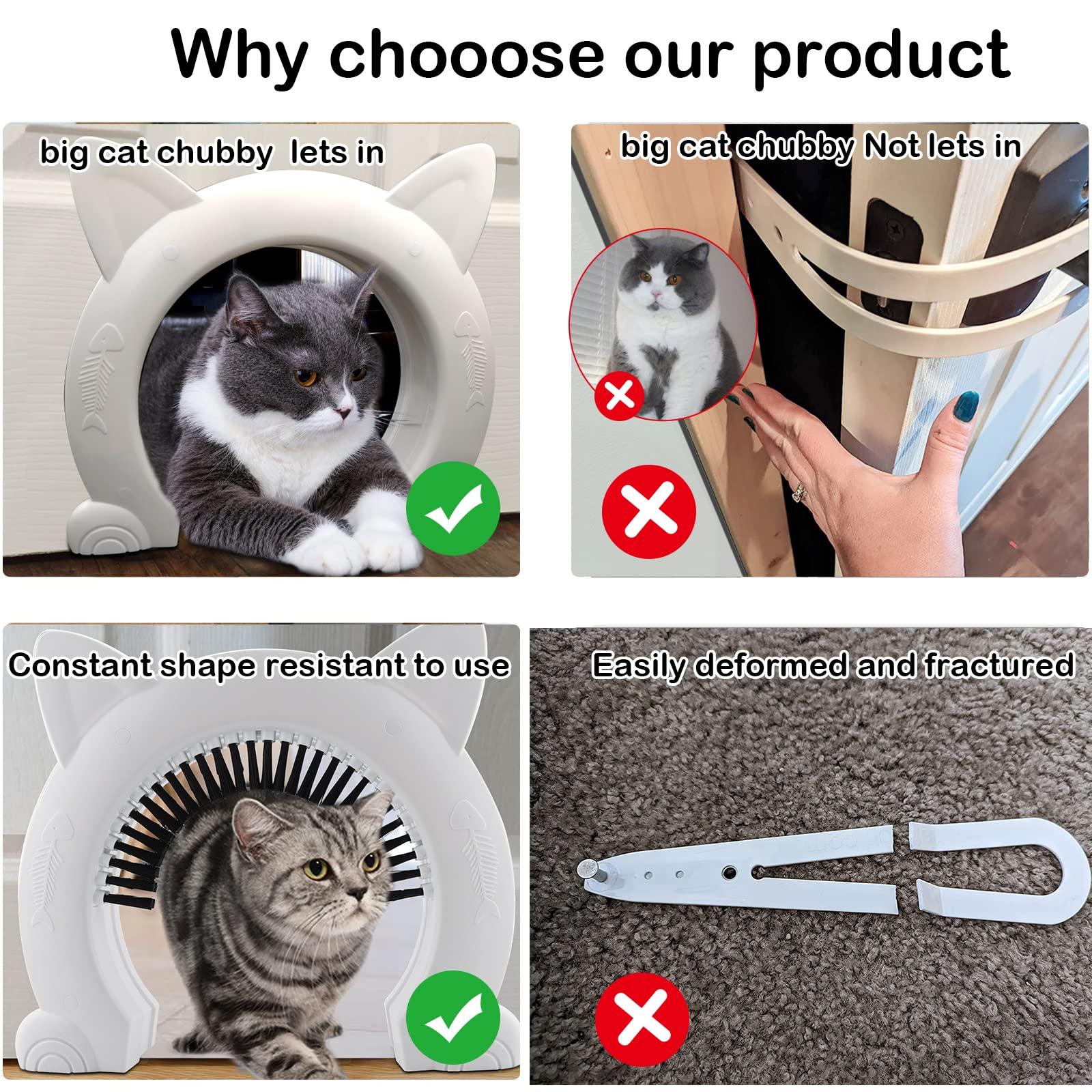 Cửa nội thất cửa mèo, cánh cửa mèo vỗ cho mèo lên đến 10 kg, đường hầm mèo cho cửa phòng