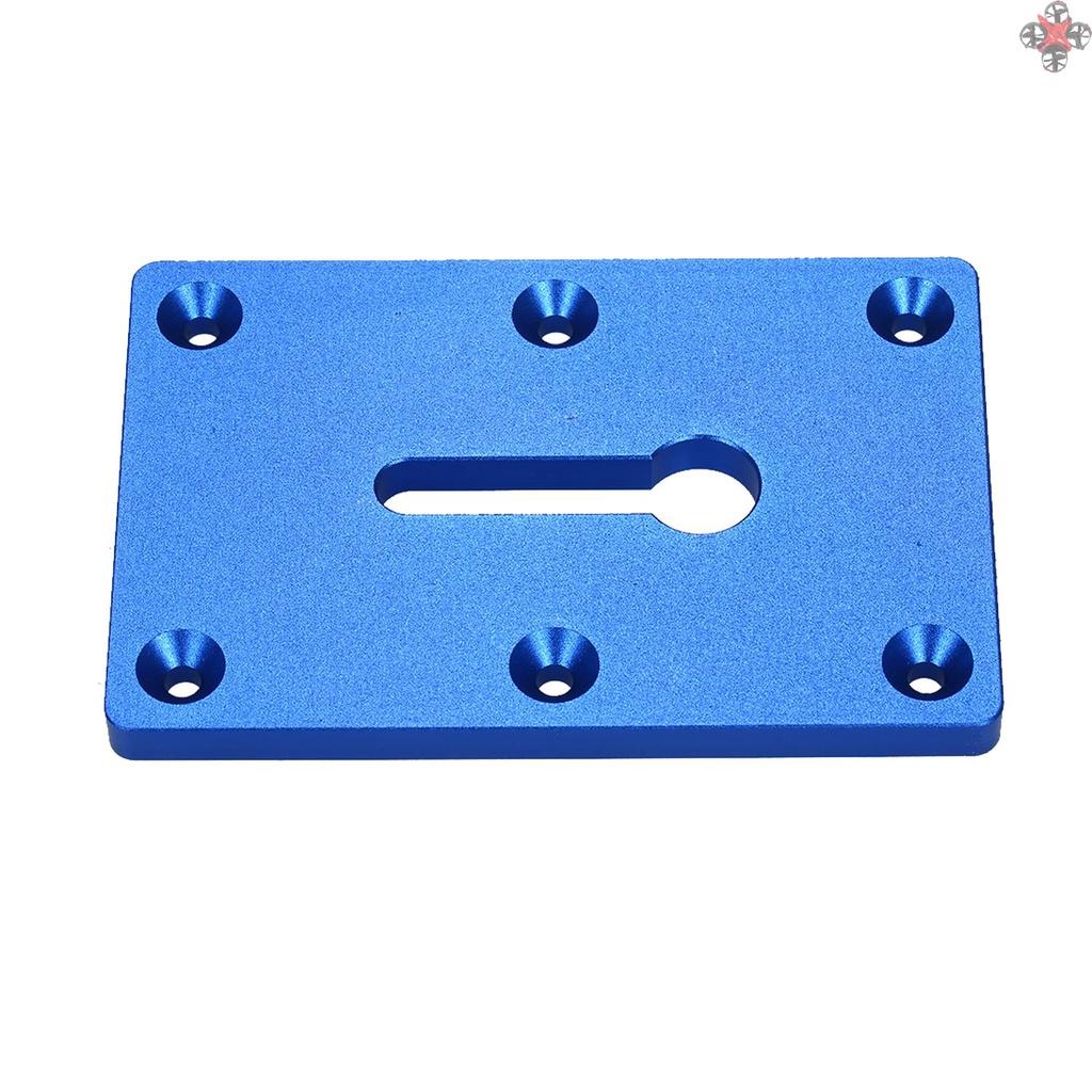 Carpenter Working Table Fixing Clamp Aluminum Alloy Clamp Plate Mounting Plate Blue