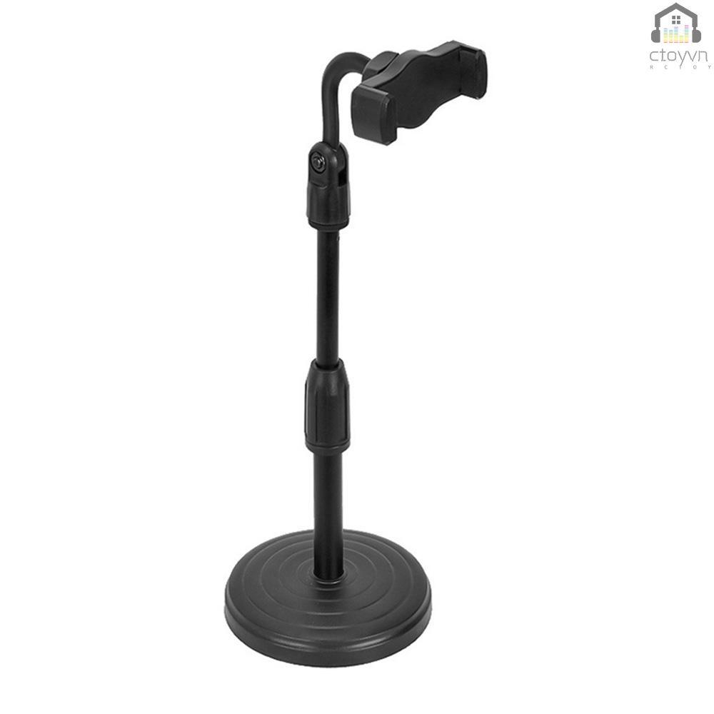 Giá đỡ điện thoại để bàn có thể điều chỉnh độ cao 24cm-36cm xoay 360 độ