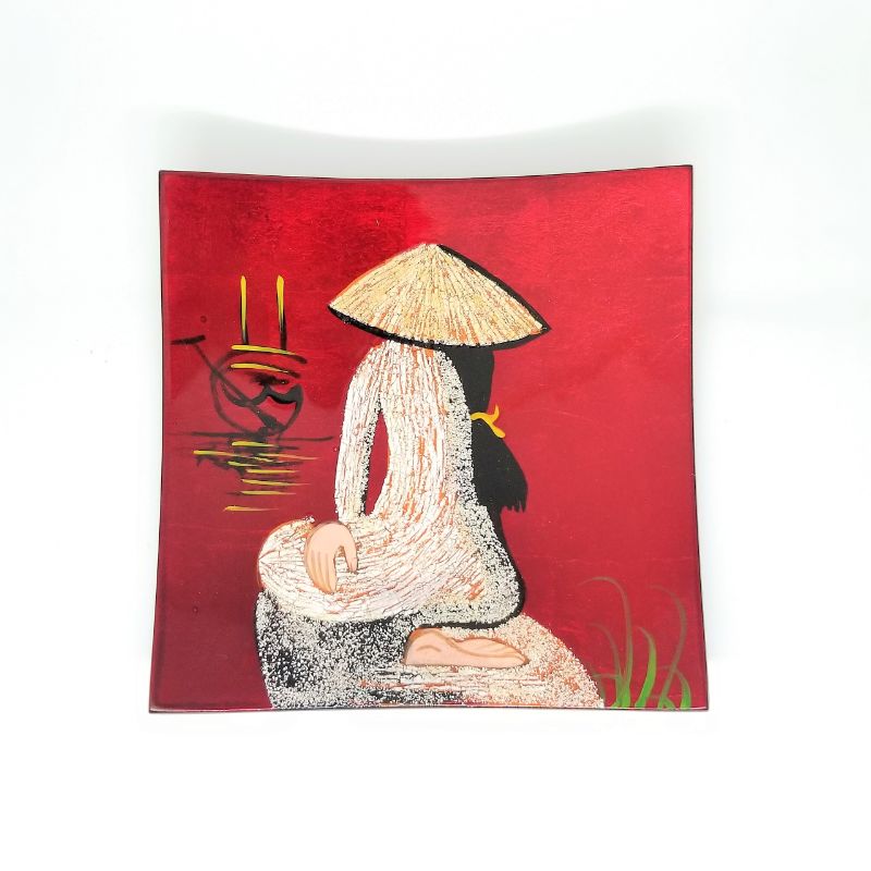 Bộ 3 Dĩa Cô Gái Cẩn Trứng