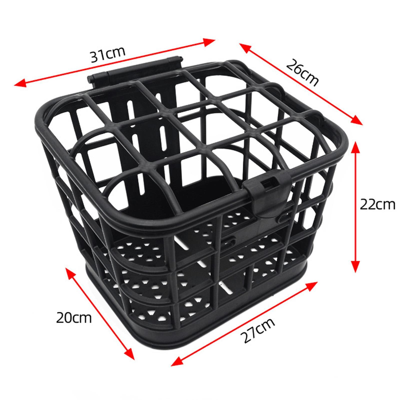 Bike Basket  Front Basket Waterproof Removable Easy to Install Bike Frame Basket  Cargo Rack Cycling Basket for Electric Bikes