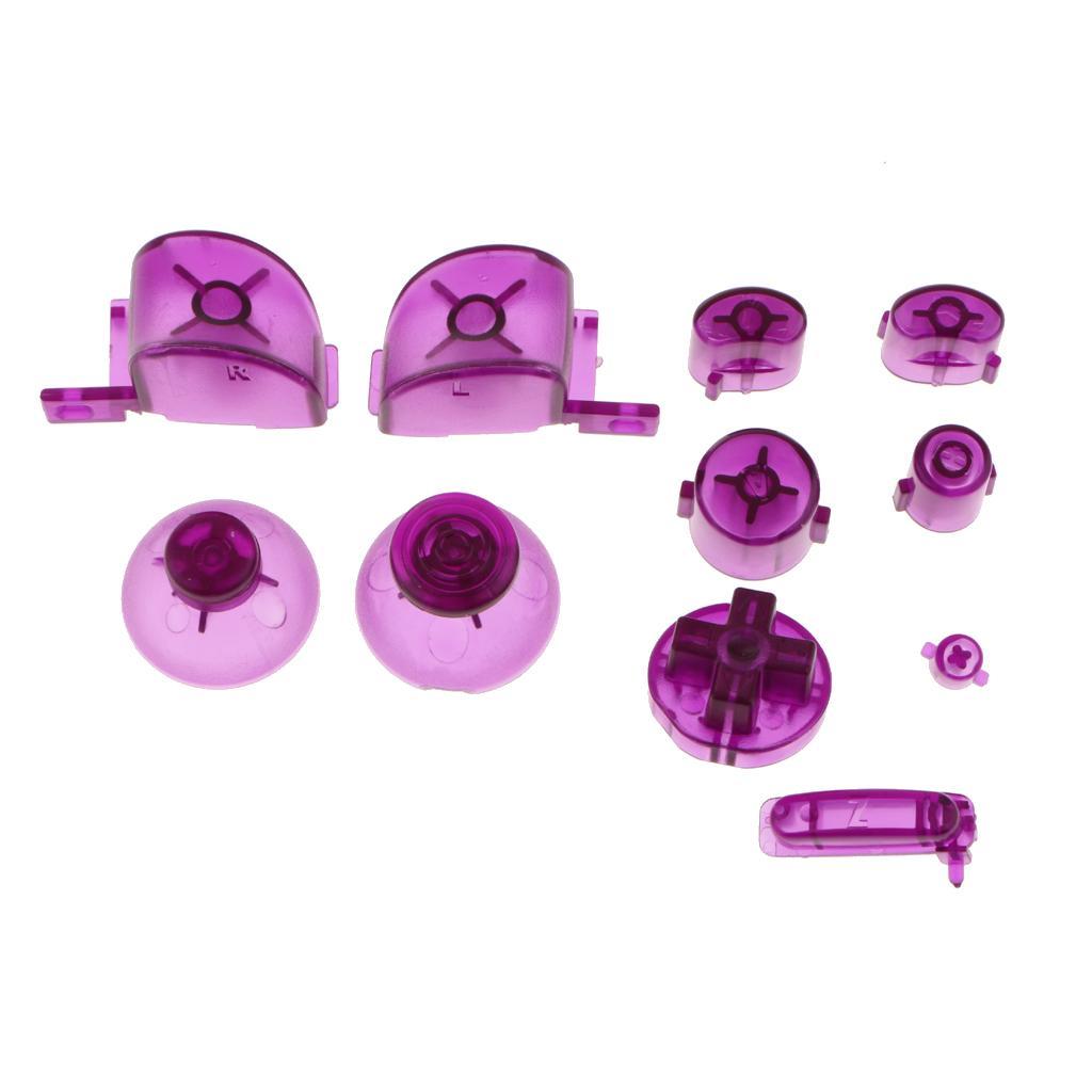 3Set Replacement Handle Gamepad Controller Buttons for Nintendo NGC GameCube
