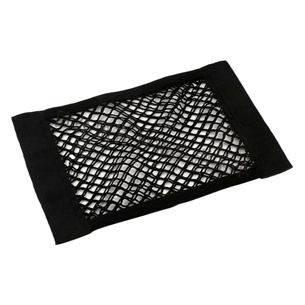 3x Car Seat Organizer Storage Bag Elastic Mesh Net Pocket, for Auto Vehicle Van