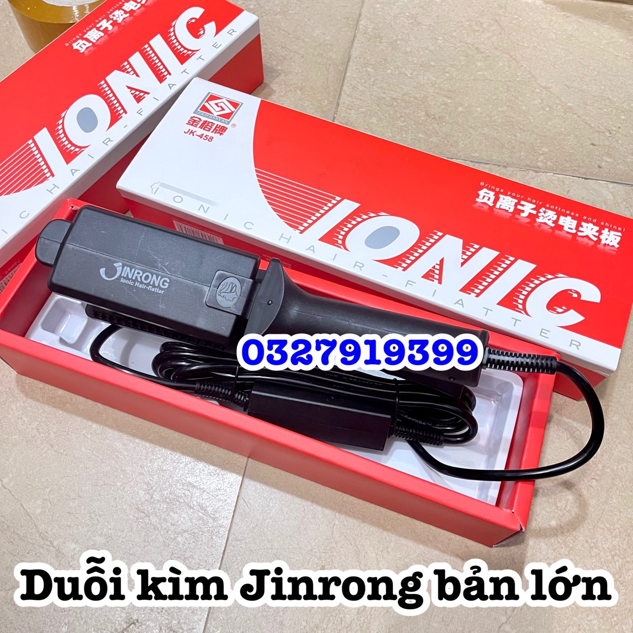 Máy duỗi tóc cao cấp JINRONG bản lớn - là kìm